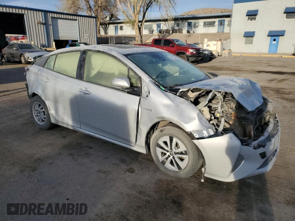 2018 Toyota Prius Two with VIN JTDKARFUXJ3552299, listed as a Copart auction lot 50163025 with Not Provided miles and Salvage Title. Bid and sale history available at carsss.com. Image 4.