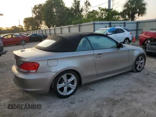 2008 BMW 1 Series 128i with VIN WBAUL73578VE88399, listed as a Copart auction lot 71472414 with 108,550 mi miles and Salvage Title. Bid and sale history available at carsss.com. Image 3.