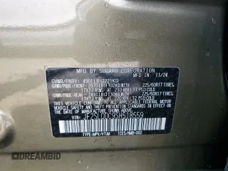2025 Subaru Forester Premium z VIN JF2SLDDC9SH518559, wystawiony jako Copart lot #60173055 z przebiegiem 6 389 mil mil oraz Szkoda całkowita • Salvage title. Historia ofert i sprzedaży dostępna na DreamBid. Obrazek 13.