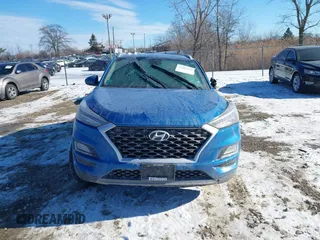 2019 Hyundai Tucson Sport with VIN KM8J33ALXKU857925, listed as a IAAI auction lot 41369786 with 41,365 mi miles. Bid and sale history available at carsss.com. Image 12.