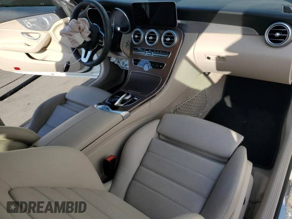 2019 Mercedes-Benz C 300 with VIN WDDWK8DB4KF792402, listed as a Copart auction lot 48070115 with 45,648 mi miles and Non Repairable. Bid and sale history available at carsss.com. Image 8.