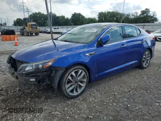 2014 Kia Optima SX Turbo with VIN 5XXGR4A67EG263512, listed as a Copart auction lot 58582905 with 116,992 mi miles and Salvage title. Bid and sale history available at DreamBid. Image 1.