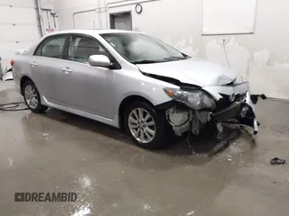 2010 Toyota Corolla with VIN 2T1BU4EE9AC446521, listed as a IAAI auction lot 41986456 with 1 mi miles. Bid and sale history available at carsss.com. Image 1.