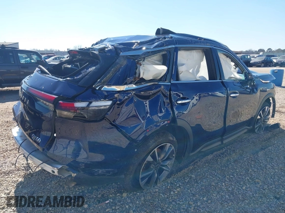 2024 Infiniti QX60 Luxe with VIN 5N1DL1FS1RC330776, listed as a IAAI auction lot 41637724 with Not provided miles and . Bid and sale history available at DreamBid. Image 4.