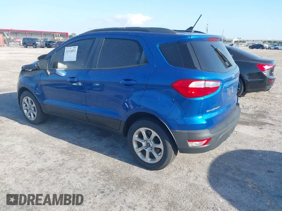 2019 Ford EcoSport SE z VIN MAJ3S2GE4KC297916, wystawiony jako IAAI lot #42114032 z przebiegiem Nie podano mil oraz . Historia ofert i sprzedaży dostępna na DreamBid. Obrazek 3.