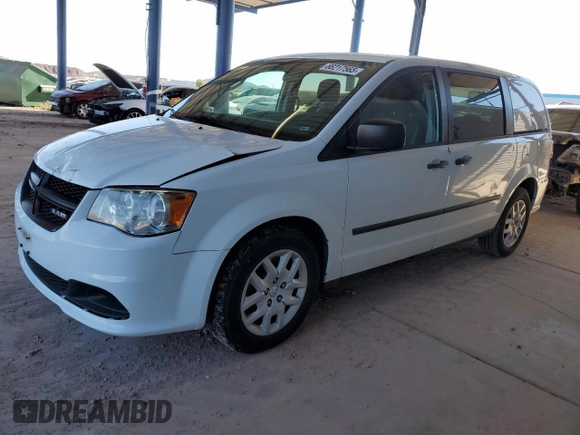2014 Ram Cargo Van Tradesman with VIN 2C4JRGAG8ER458865, listed as a Copart auction lot 88217565 with 183,464 mi miles and Salvage Title. Bid and sale history available at carsss.com. Image 1.