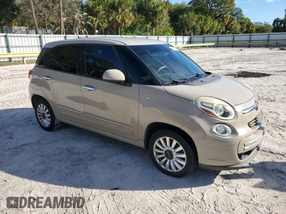 2014 FIAT 500L Easy with VIN ZFBCFABH5EZ028323, listed as a Copart auction lot 85575284 with 168,209 mi miles and Clean Title. Bid and sale history available at carsss.com. Image 4.