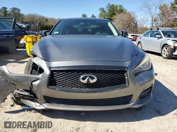 2014 Infiniti Q50 Sport with VIN JN1BV7AR3EM693035, listed as a Copart auction lot 52572715 with 142,361 mi miles and Clean Title. Bid and sale history available at DreamBid. Image 5.