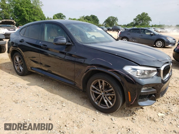 2021 BMW X4 xDrive30i with VIN 5UX2V1C04M9E92675, listed as a Copart auction lot 52495333 with 54,111 mi miles. Bid and sale history available at carsss.com. Image 4.