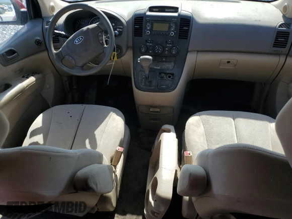 2010 Kia Sedona LX with VIN KNDMG4C31A6337771, listed as a Copart auction lot 54542215 with 128,825 mi miles and Clean Title. Bid and sale history available at carsss.com. Image 8.