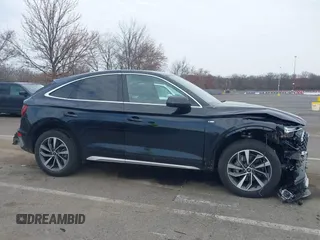2023 Audi Q5 Sportback S line Premium with VIN WA14AAFY2P2106007, listed as a IAAI auction lot 41909173 with 33,098 mi miles and . Bid and sale history available at DreamBid. Image 13.