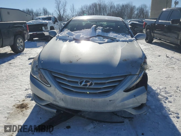 2011 Hyundai Sonata GLS with VIN 5NPEB4AC1BH011515, listed as a Copart auction lot 42422335 with 130,971 mi miles and Salvage Title. Bid and sale history available at carsss.com. Image 5.