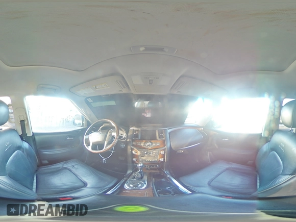 2013 Infiniti QX56 with VIN JN8AZ2NF2D9530334, listed as a Copart auction lot 43047735 with 165,203 mi miles and Salvage title. Bid and sale history available at DreamBid. Image 14.