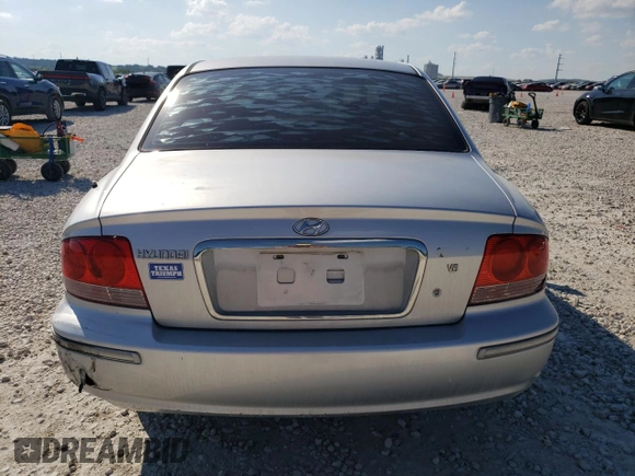 2004 Hyundai Sonata GLS with VIN KMHWF35H24A000585, listed as a Copart auction lot 59238264 with 119,864 mi miles and Salvage Title. Bid and sale history available at carsss.com. Image 6.