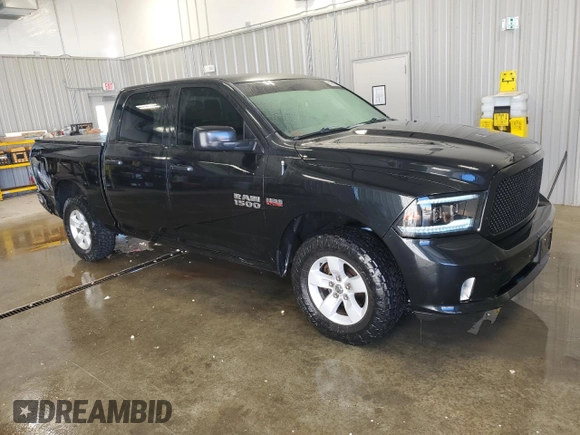 2017 Ram 1500 Tradesman with VIN 1C6RR7KT6HS785418, listed as a Copart auction lot 80336724 with 83,127 mi miles and Salvage title. Bid and sale history available at DreamBid. Image 4.