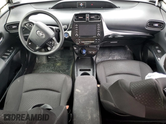 2022 Toyota Prius L Eco with VIN JTDKAMFU5N3180976, listed as a Copart auction lot 52612005 with 48,195 mi miles and Salvage title. Bid and sale history available at DreamBid. Image 8.