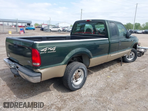 2000 Ford Super Duty F-250 XL with VIN 1FTNX21F9YED75853, listed as a IAAI auction lot 42152135 with 212,078 mi miles. Bid and sale history available at carsss.com. Image 4.