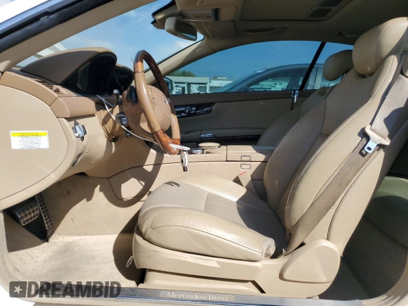 2010 Mercedes-Benz CL-Class CL 550 with VIN WDDEJ8GB2AA025203, listed as a Copart auction lot 50587715 with 133,283 mi miles and Salvage Title. Bid and sale history available at carsss.com. Image 7.