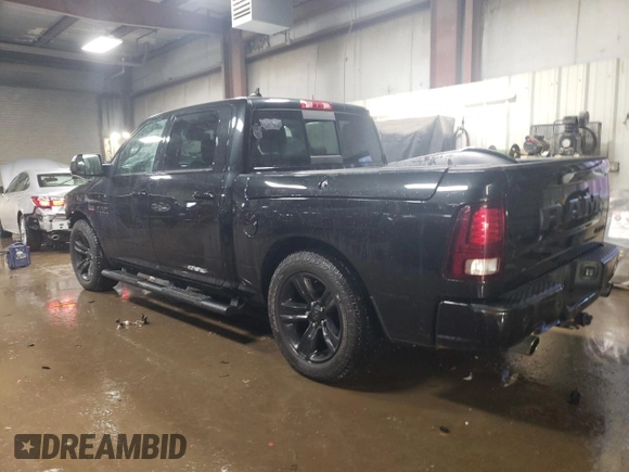 2017 Ram 1500 Sport z VIN 1C6RR7MT0HS755148, wystawiony jako Copart lot #46077115 z przebiegiem 74 061 mil mil oraz Szkoda całkowita • Salvage title. Historia ofert i sprzedaży dostępna na DreamBid. Obrazek 2.