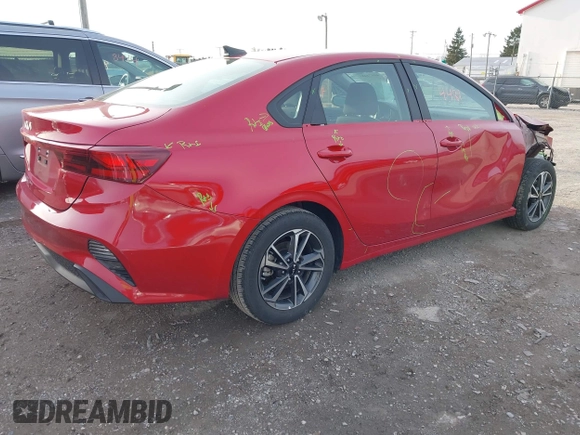 2024 Kia Forte LXS with VIN 3KPF24AD1RE722739, listed as a IAAI auction lot 40974481 with 14,544 mi miles. Bid and sale history available at carsss.com. Image 4.