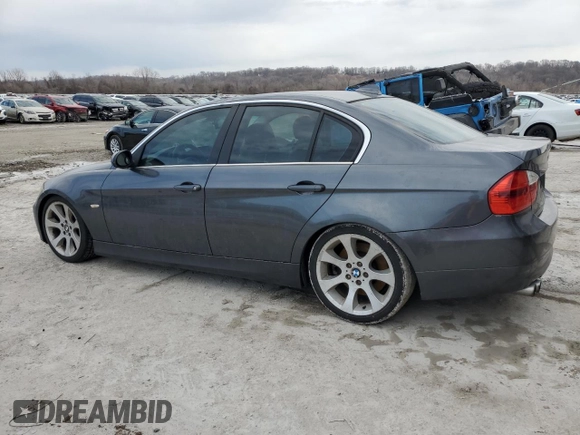 2006 BMW 3 Series 330i with VIN WBAVB33566PS06929, listed as a Copart auction lot 46789425 with 232,843 mi miles and Salvage title. Bid and sale history available at DreamBid. Image 2.
