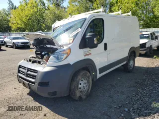 2017 Ram ProMaster Cargo with VIN 3C6TRVNG0HE502815, listed as a Copart auction lot 53471934 with Not Provided miles and Salvage Title. Bid and sale history available at carsss.com. Image 1.