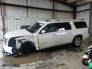 2020 Chevrolet Suburban Premier with VIN 1GNSKJKC5LR174248, listed as a Copart auction lot 73365664 with 124,755 mi miles and Salvage Title. Bid and sale history available at carsss.com. Image 1.