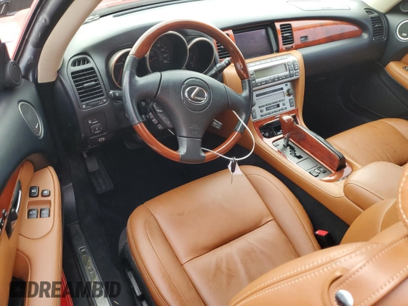 2002 Lexus SC with VIN JTHFN48Y420023585, listed as a Copart auction lot 75037044 with Not Provided miles and Salvage Title. Bid and sale history available at carsss.com. Image 8.