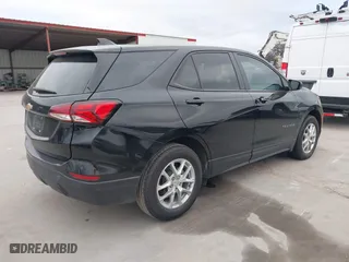 2024 Chevrolet Equinox LS with VIN 3GNAXHEG1RL235275, listed as a IAAI auction lot 41278566 with 48,546 mi miles. Bid and sale history available at carsss.com. Image 4.