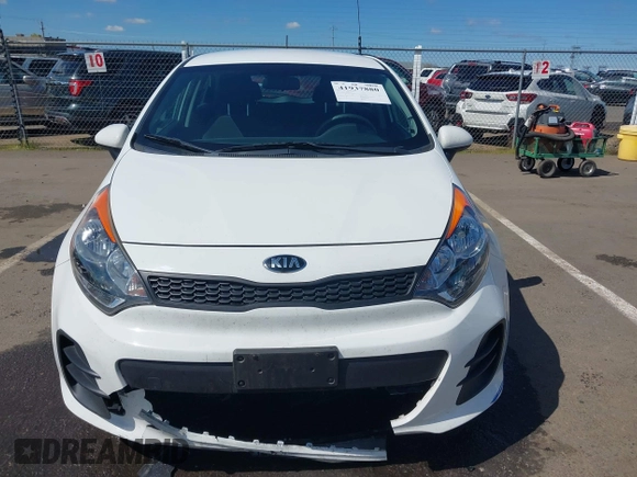 2016 Kia Rio LX with VIN KNADM5A37G6676302, listed as a IAAI auction lot 41937880 with 51,599 mi miles and . Bid and sale history available at DreamBid. Image 6.