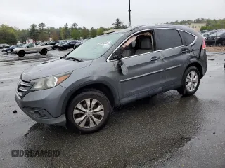 2013 Honda CR-V EX-L z VIN 2HKRM4H75DH668874, wystawiony jako Copart lot #55956255 z przebiegiem 136 539 mil mil oraz Szkody całkowita. Historia ofert i sprzedaży dostępna na DreamBid. Obrazek 1.