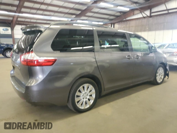 2015 Toyota Sienna LE with VIN 5TDJK3DC7FS105502, listed as a Copart auction lot 61672045 with 183,035 mi miles and Clean title. Bid and sale history available at DreamBid. Image 3.