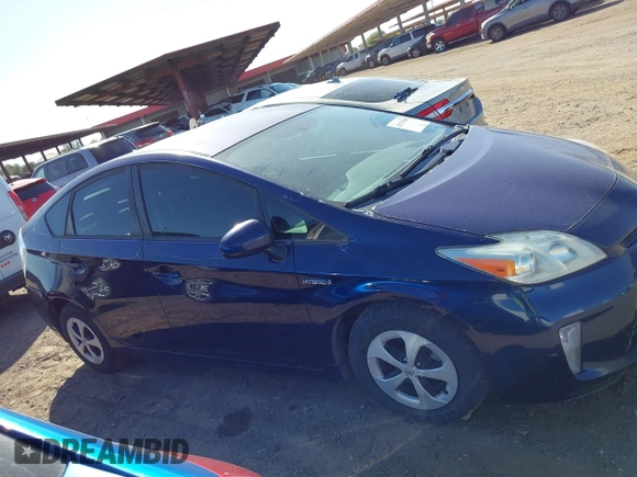 2012 Toyota Prius One with VIN JTDKN3DU6C1508691, listed as a IAAI auction lot 42137990 with 271,382 mi miles. Bid and sale history available at carsss.com. Image 13.