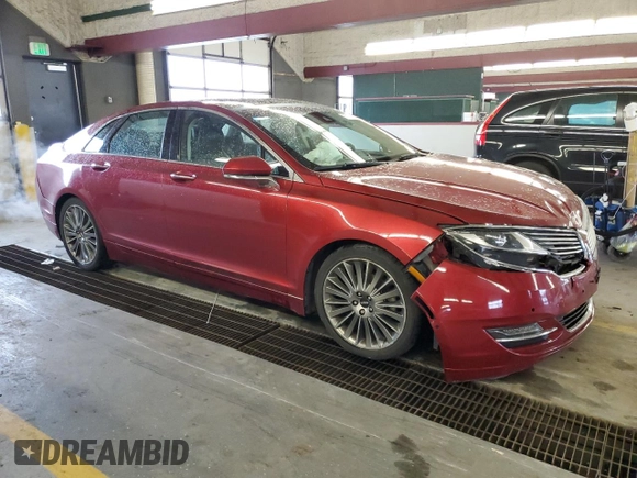 2013 Lincoln MKZ with VIN 3LN6L2J95DR811787, listed as a Copart auction lot 87156154 with 114,813 mi miles and Salvage Title. Bid and sale history available at carsss.com. Image 4.