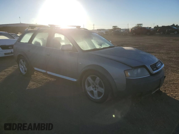 2005 Audi allroad A6 V8 with VIN WA1YD64BX5N006740, listed as a Copart auction lot 85575884 with 156,730 mi miles and Salvage Title. Bid and sale history available at DreamBid. Image 4.