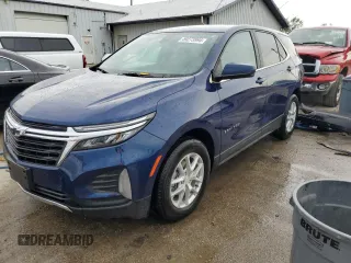 2023 Chevrolet Equinox LT z VIN 3GNAXKEG1PL186959, wystawiony jako Copart lot #59273994 z przebiegiem 7 983 mil mil oraz Szkoda całkowita • Salvage title. Historia ofert i sprzedaży dostępna na DreamBid. Obrazek 1.