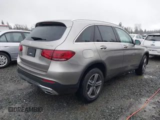 2020 Mercedes-Benz GLC with VIN WDC0G8EB1LF744559, listed as a IAAI auction lot 41872182 with 1 mi miles. Bid and sale history available at carsss.com. Image 4.