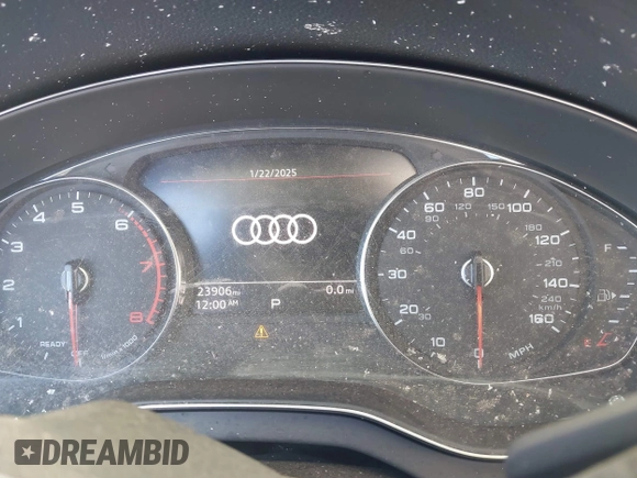 2024 Audi Q5 Premium with VIN WA1ABAFY8R2043756, listed as a IAAI auction lot 41410186 with 23,906 mi miles and . Bid and sale history available at DreamBid. Image 7.