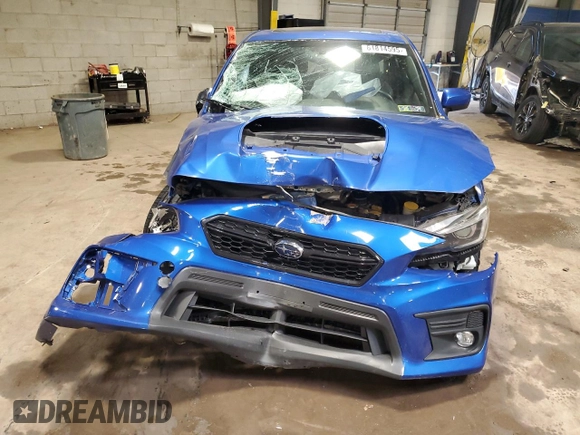 2020 Subaru WRX Limited with VIN JF1VA1N60L8822699, listed as a Copart auction lot 61814595 with 74,434 mi miles and Salvage title. Bid and sale history available at DreamBid. Image 5.