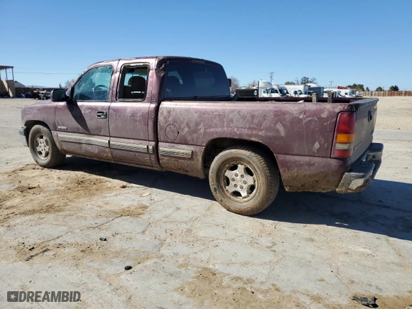 2001 Chevrolet Silverado 1500 LS with VIN 2GCEC19V011330051, listed as a Copart auction lot 47099485 with 162,390 mi miles and Salvage Title. Bid and sale history available at carsss.com. Image 2.