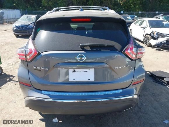 2018 Nissan Murano S with VIN 5N1AZ2MG7JN105986, listed as a IAAI auction lot 40524018 with NaN miles. Bid and sale history available at carsss.com. Image 16.