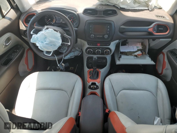 2015 Jeep Renegade Limited z VIN ZACCJBDT2FPB81423, wystawiony jako Copart lot #59581385 z przebiegiem 50 987 mil mil oraz Szkoda całkowita • Salvage title. Historia ofert i sprzedaży dostępna na DreamBid. Obrazek 8.