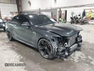 2018 BMW M2 with VIN WBS1J5C56JVD36919, listed as a IAAI auction lot 41587121 with 46,356 mi miles. Bid and sale history available at carsss.com. Image 1.