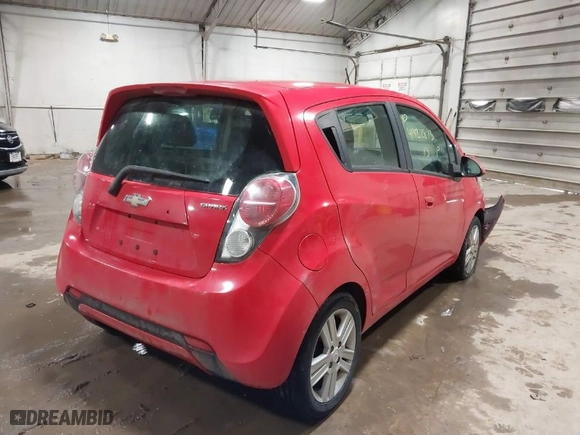 2013 Chevrolet Spark LS with VIN KL8CB6S97DC624364, listed as a IAAI auction lot 41422873 with 161,433 mi miles. Bid and sale history available at carsss.com. Image 4.