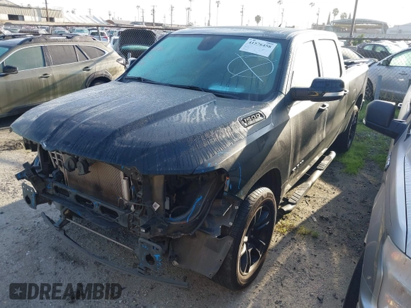 2022 Ram 1500 Big Horn with VIN 1C6RREMT1NN383138, listed as a IAAI auction lot 41576458 with 116,842 mi miles. Bid and sale history available at carsss.com. Image 18.