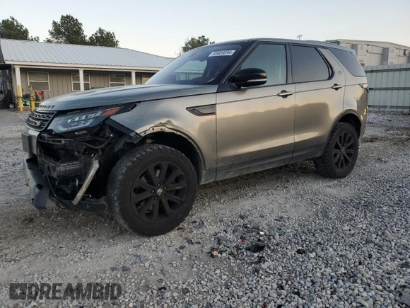 2017 Land Rover Discovery First Edition with VIN SALRTBBV8HA016027, listed as a Copart auction lot 83689894 with 91,000 mi miles and Salvage Title. Bid and sale history available at carsss.com. Image 1.