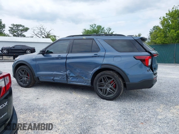 2025 Ford Explorer ST-Line with VIN 1FMUK7KH4SGB02804, listed as a IAAI auction lot 42043801 with 3,672 mi miles and . Bid and sale history available at DreamBid. Image 14.