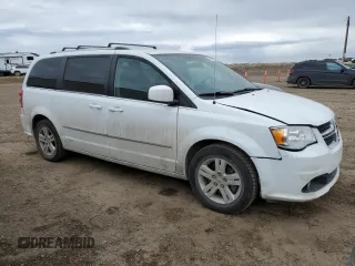 2017 Dodge Grand Caravan Crew Plus with VIN 2C4RDGDG5HR630240, listed as a Copart auction lot 49776485 with 194,014 mi miles and Salvage Title. Bid and sale history available at DreamBid. Image 4.
