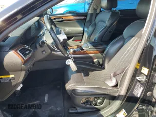 2017 Genesis G90 5.0L Ultimate with VIN KMHG54JH0HU024827, listed as a Copart auction lot 63291304 with 102,529 mi miles and Salvage Title. Bid and sale history available at carsss.com. Image 7.