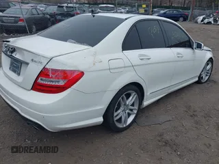 2012 Mercedes-Benz C-Class C 300 Sport with VIN WDDGF8BB2CF878126, listed as a IAAI auction lot 41927688 with 999,999 mi miles. Bid and sale history available at carsss.com. Image 4.